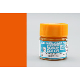 PINTURA AQUEOUS NARANJA BRILLANTE (10 ml) - Mr Color / Gunze Sangyo H-24