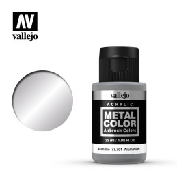 PINTURA ACRILICA ALUMINIO (32 ml) - Acrylicos Vallejo 77701