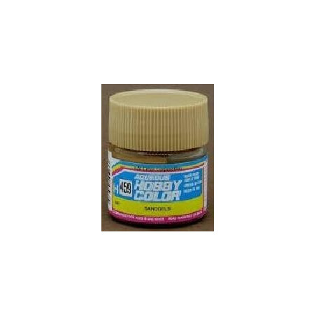 PINTURA AQUEOUS AMARILLO ARENA MATE (10 ml) - Mr Color / Gunze Sangyo H-459