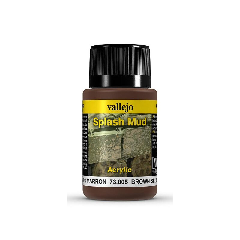 Weathering Effects: SALPICADURA BARRO MARRON 40 ml - VALLEJO 73805