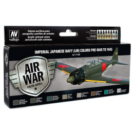 AIR WAR: Imperial Japonese Navy (IJN) Pre-war to 1945 - Acrylicos Vallejo 71169