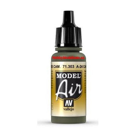 PINTURA ACRILICA VERDE CAMUFLAJE A-24 (17 ml)