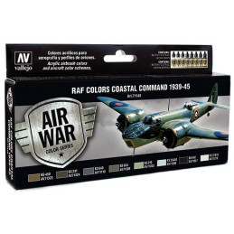 AIR WAR: COASTAL COMMAND 1939 - 45 (8 colores) - ACRILICOS VALLEJO 71148