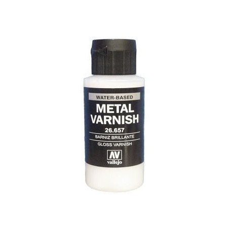 PINTURA ACRILICA BARNIZ BRILLANTE METALICOS (60 ml)