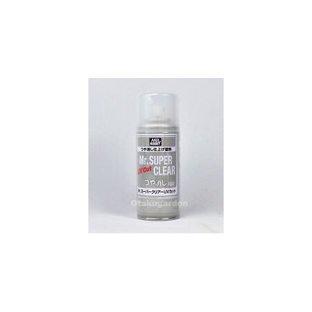 SPRAY BARNIZ MATE (170 ml) -Mr. SUPER CLEAR FLAT UV CUT - Gunze Sagyo B523:800