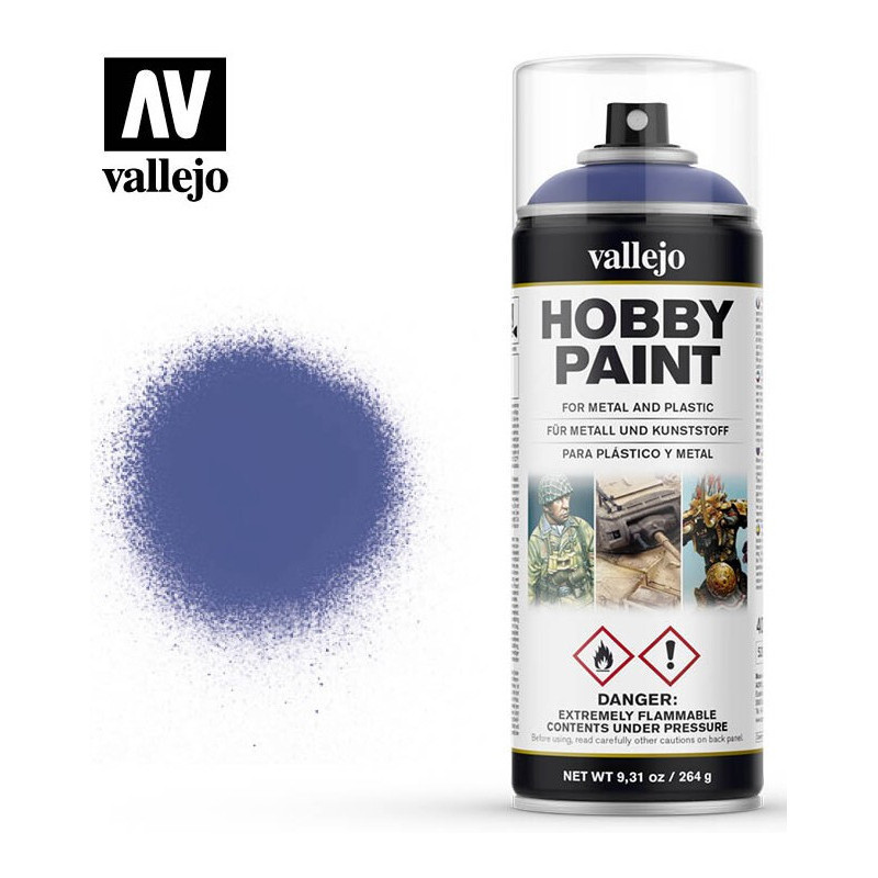 SPRAY HOBBY PAINT AZUL ULTRAMAR 400ml  ACRILICOS VALLEJO 28017