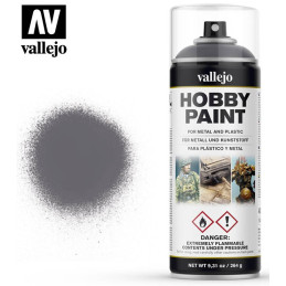 SPRAY HOBBY PAINT GRIS METALIZADO 400ml  ACRILICOS VALLEJO 28031