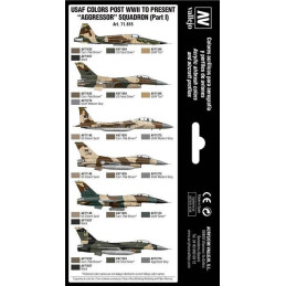 AIR WAR: USAF ESCUADRONES AGGRESSOR" Parte 1 - Acrylicos Vallejo 71616"