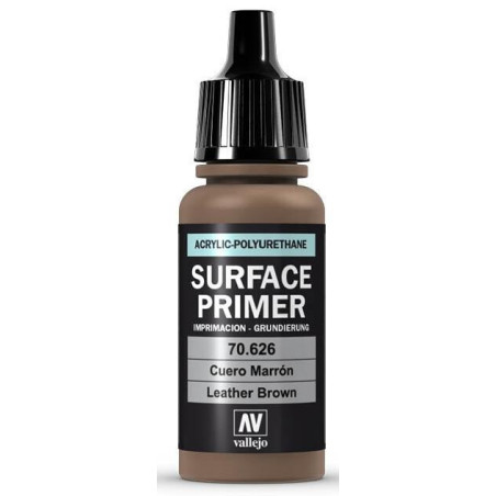 SURFACE PRIMER: CUERRO MARRON (17 ml)  - Acrylicos Vallejo 70626