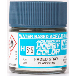 PINTURA AQUEOUS FADED GRAY MATE (10 ml) - Mr Color / Gunze Sangyo H-515