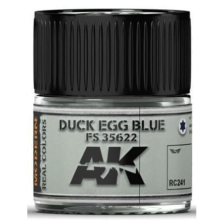 PINTURA REAL COLORS DUCK EGG BLUE FS35622 (10 ml) - AK Interactive RC241