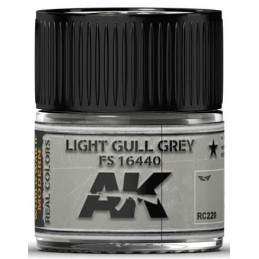 PINTURA REAL COLORS LIGHT GULL GREY FS16440 (10 ml) - AK Interactive RC220