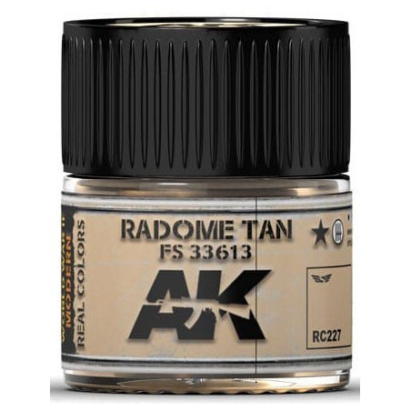 PINTURA REAL COLORS RADOME TAN FS33613 (10 ml) - AK Interactive RC227