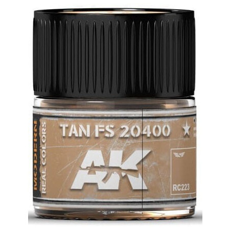 PINTURA REAL COLORS TAN FS20400 (10 ml) - AK Interactive RC223