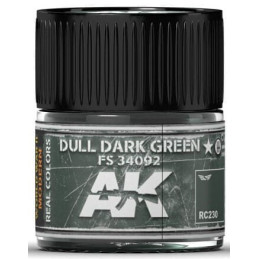 PINTURA REAL COLORS DULL DARK GREEN FS34092 (10 ml) - AK Interactive RC230