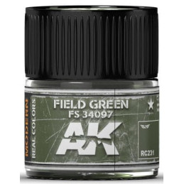 PINTURA REAL COLORS FIELD GREEN FS34097 (10 ml) - AK Interactive RC231