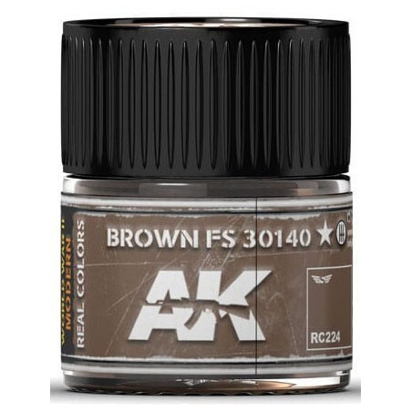 PINTURA REAL COLORS BROWN FS30140 (10 ml) - AK Interactive RC224