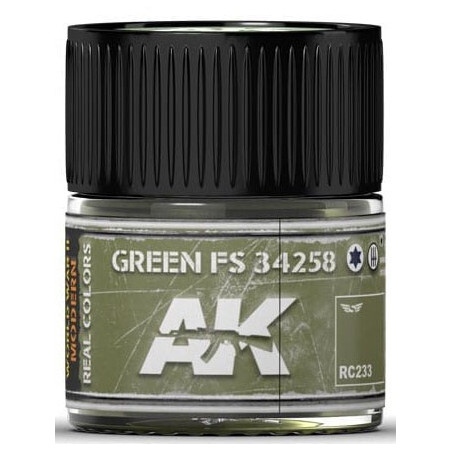 PINTURA REAL COLORS GREEN FS34258 (10 ml) - AK Interactive RC233