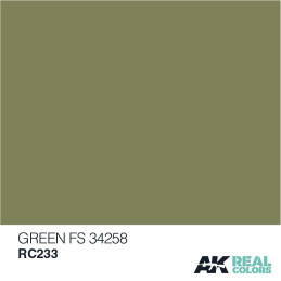 PINTURA REAL COLORS GREEN FS34258 (10 ml) - AK Interactive RC233