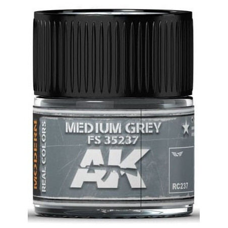 PINTURA REAL COLORS MEDIUM GREY FS35237 (10 ml) - AK Interactive RC237