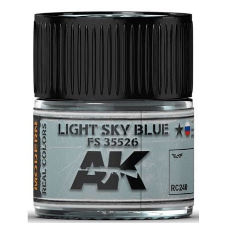 PINTURA REAL COLORS LIGHT SKY BLUE FS35526 (10 ml) - AK Interactive RC240