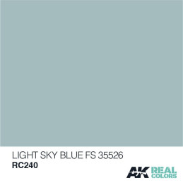 PINTURA REAL COLORS LIGHT SKY BLUE FS35526 (10 ml) - AK Interactive RC240