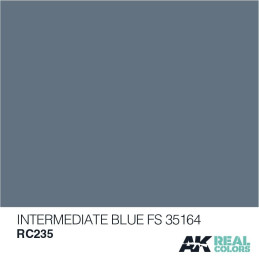 PINTURA REAL COLORS INTERMEDIATE BLUE FS35164 (10 ml) - AK Interactive RC235