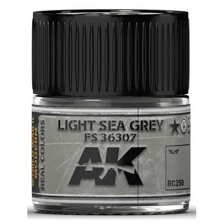 PINTURA REAL COLORS LIGHT SEA GREY FS36307 (10 ml) - AK Interactive RC250