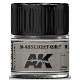 PINTURA REAL COLORS M-485 LIGHT GREY  (10 ml) - AK Interactive RC255