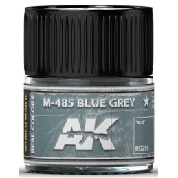 PINTURA REAL COLORS M-485 BLUE GREY (10 ml) - AK Interactive RC256