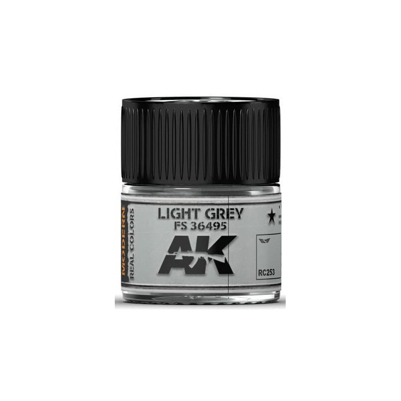 PINTURA REAL COLORS LIGHT GREY FS36495  (10 ml) - AK Interactive RC253