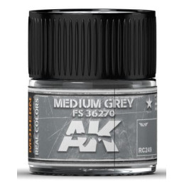 PINTURA REAL COLORS MEDIUM GREY FS 36270 (10 ml) - AK RC249