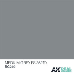 PINTURA REAL COLORS MEDIUM GREY FS 36270 (10 ml) - AK RC249