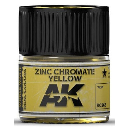 PINTURA REAL COLORS ZINC CHROMATE YELLOW (10 ml) - AK RC263