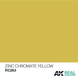 PINTURA REAL COLORS ZINC CHROMATE YELLOW (10 ml) - AK RC263