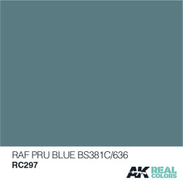 PINTURA REAL COLORS RAF PRU BLUE BS381C/636 (10 ml) - AK RC297