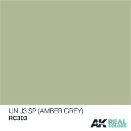 PINTURA REAL COLORS IJN J3 SP (AMBER GREY) (10 ml) - AK Interactive RC303