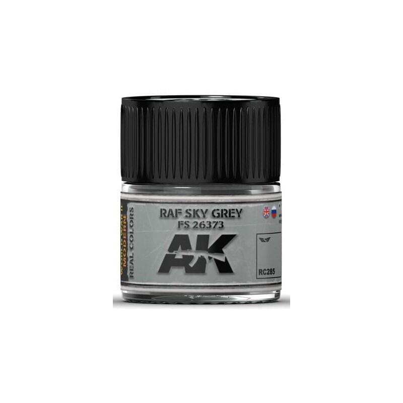 PINTURA REAL COLORS RAF SKY GREY FS26373 (10 ml) - AK Interactive RC285