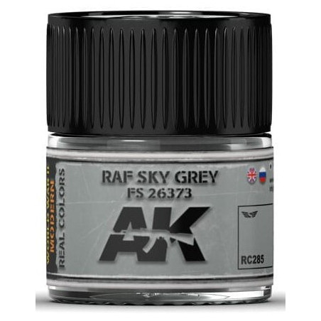 PINTURA REAL COLORS RAF SKY GREY FS26373 (10 ml) - AK Interactive RC285