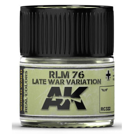 PINTURA REAL COLORS RLM76 Late War Variaton (10 ml) - AK Interactive RC322