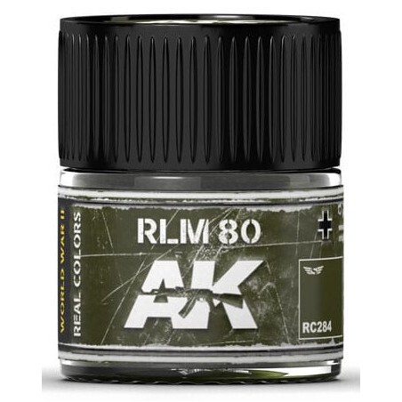 PINTURA REAL COLORS RLM80 (10 ml) - AK Interactive RC284