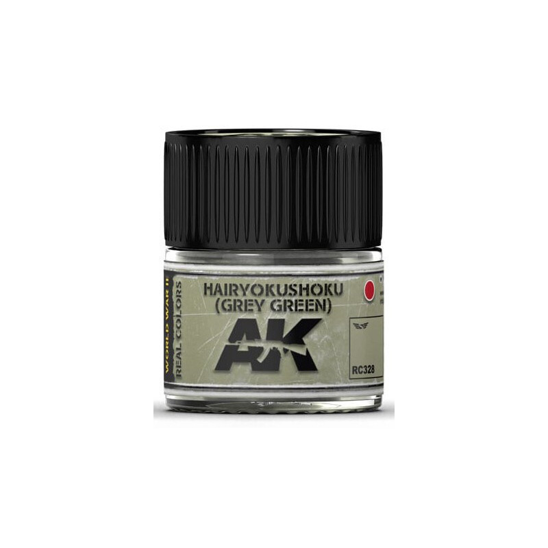 PINTURA REAL COLORS HAIRYOKUSHOKU - GREY GREEN (10 ml) - AK RC328