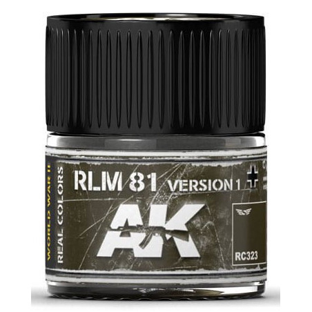 PINTURA REAL COLORS RLM81 - Version 1 (10 ml) - AK RC323