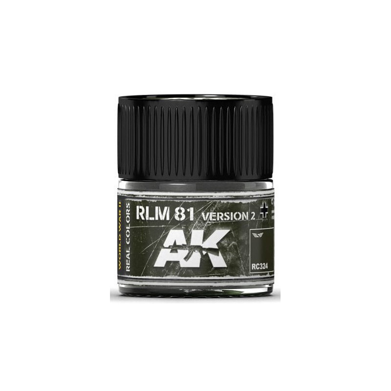 PINTURA REAL COLORS RLM81 - Version 2 (10 ml) - AK RC324