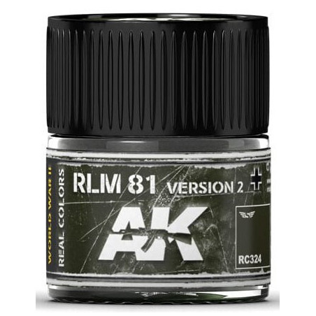 PINTURA REAL COLORS RLM81 - Version 2 (10 ml) - AK RC324