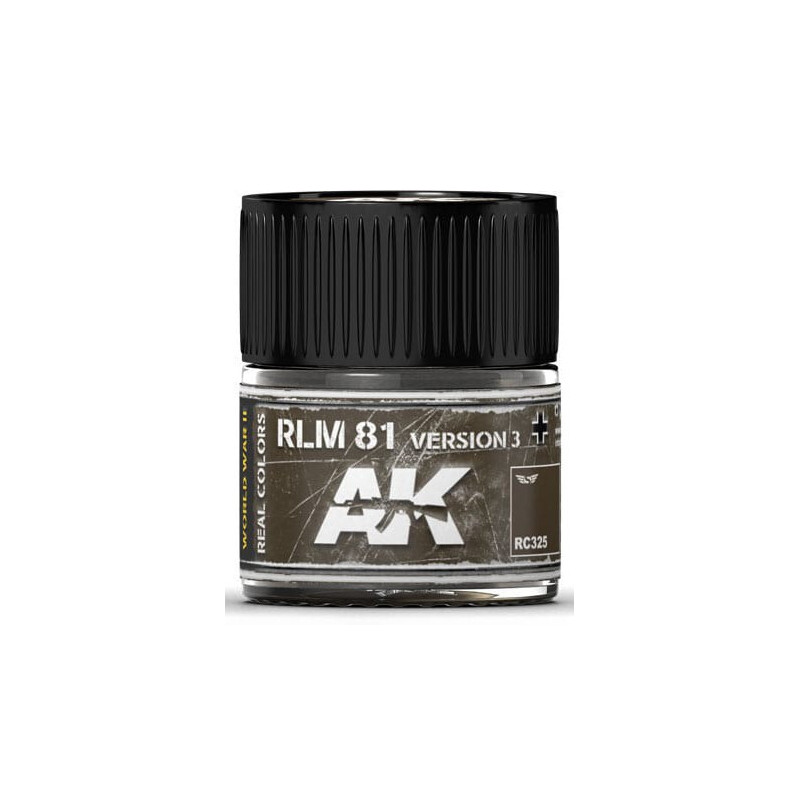 PINTURA REAL COLORS RLM81 - Version 3 (10 ml) - AK RC325