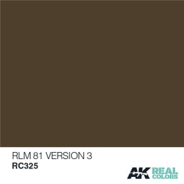 PINTURA REAL COLORS RLM81 - Version 3 (10 ml) - AK RC325