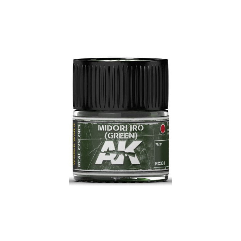 PINTURA REAL COLORS MIDORI IRO - Green (10 ml) - AK RC331