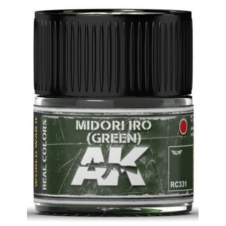 PINTURA REAL COLORS MIDORI IRO - Green (10 ml) - AK RC331