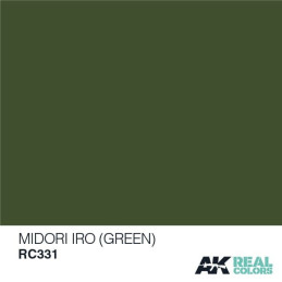 PINTURA REAL COLORS MIDORI IRO - Green (10 ml) - AK RC331